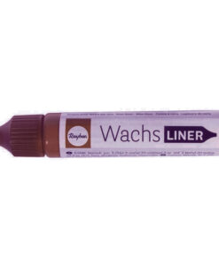 Lysvoks pen chokolade brun