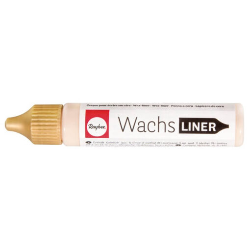 Lysvoks pen guld farve