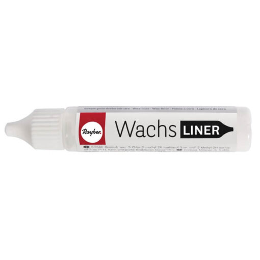 Lysvoks pen hvid