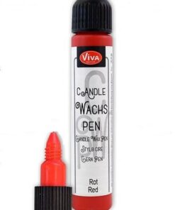 Lysvoks pen rød