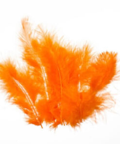 Fjer marabou orange