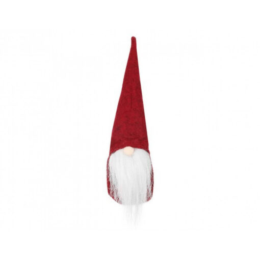 Stående rød filt nisse 30cm