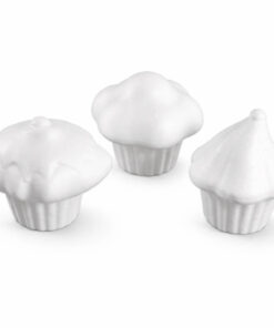 Styropor cupcakes mix 3 stk til hobby DIY dekoration og kreative projekter
