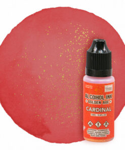 Alcohol Ink Golden Age Cardinal