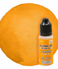 Alcohol Ink Golden Age Pumpkin