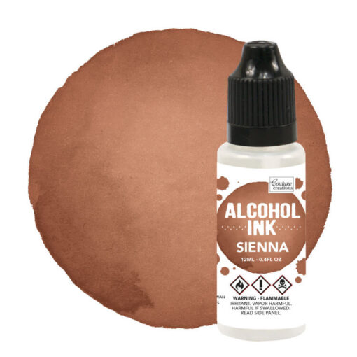 Alcohol Ink Brown Red Teak Sienna