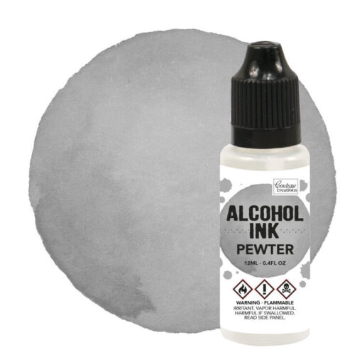 Alcohol Ink Grey Slate Pewter