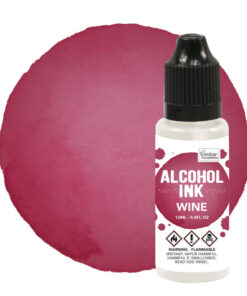 Alcohol Ink Burgundy Cranberry Wine