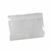 Cellofanposer til kort 9cm x 17cm klar med side limluk