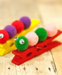 Pom Pom kugler røde 20mm