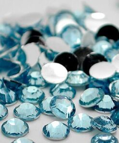 Lyseblå rhinsten