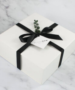 Satinbånd sort 3 mm