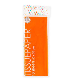 Orange silkepapir