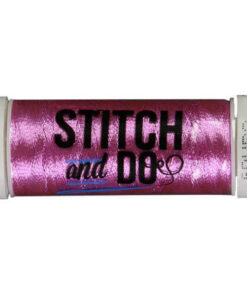 Stitch and Do broderitråd Candy 200 meter pink broderigarn til broderi og kreative hobbyprojekter