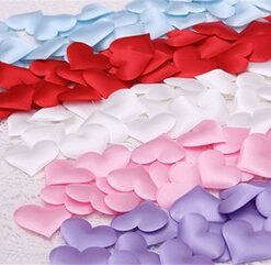 Små stof hjerter mix