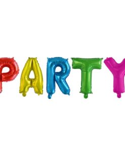 Folie ballonkæde Party farvemix