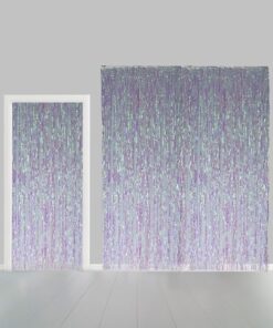 Iriserende glimmerforhæng