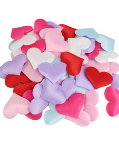 Små stof hjerter mix