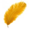 Strudsefjer guld 20-25cm
