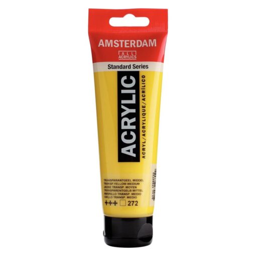 Gul Amsterdam standard akrylmaling Transparent Yellow Medium