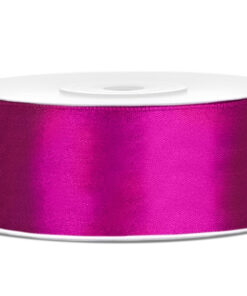 Satinbånd fuchsia 25 mm