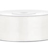 Satinbånd lys creme 25 mm