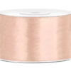 Satinbånd Lys Fersken 38 mm