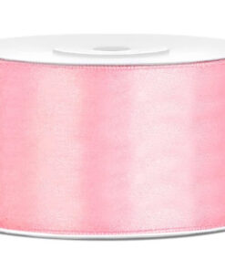 Satinbånd lys pink 38 mm