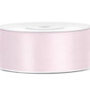 Satinbånd lys powder pink 25 mm