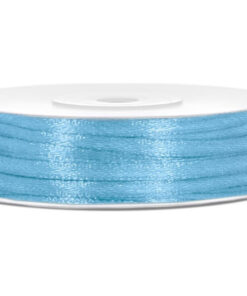Satinbånd lyseblå 3 mm