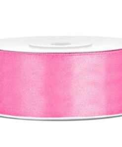 Satinbånd pink 25 mm