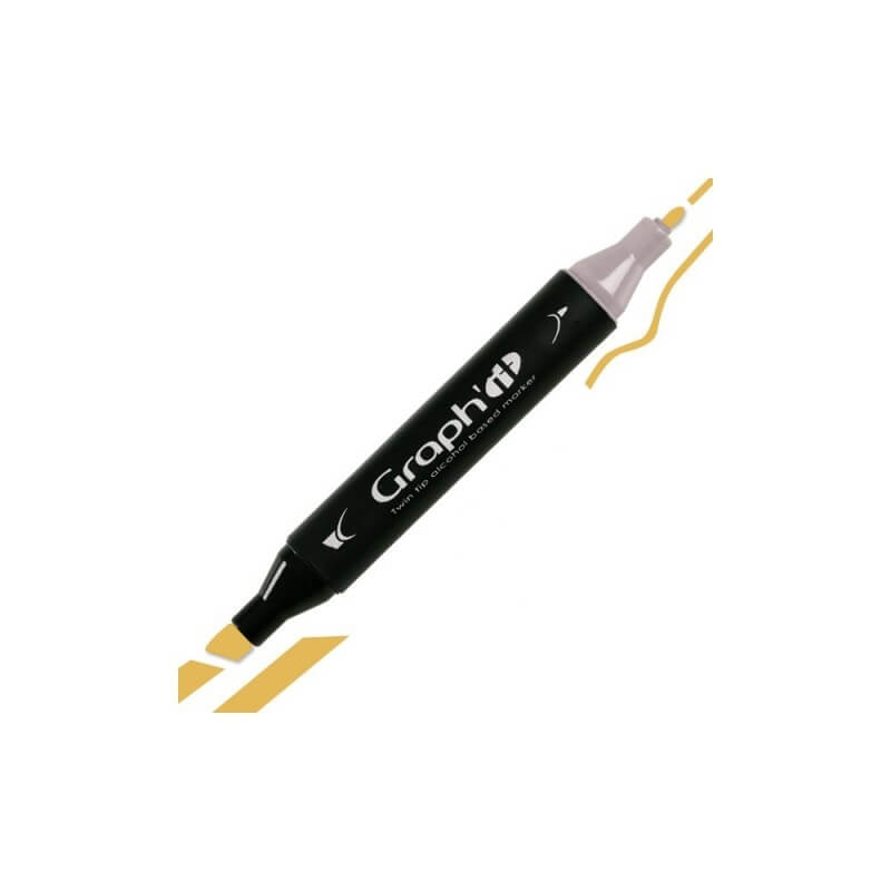 GRAPH'IT Twin Tip Marker GI01280 Mustard senneps gul tusser