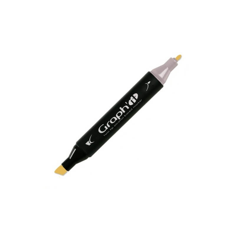 GRAPH'IT Twin Tip Marker GI01280 Mustard senneps gul tusser