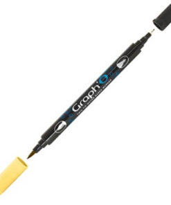 GRAPH'O Twin Tip Marker GO01220 Butter vandbaserede tusser