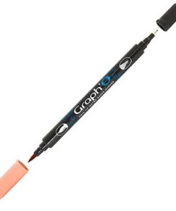 GRAPH'O Twin Tip Marker GO03120 Camel vandbaserede tusser