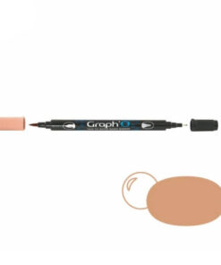 GRAPH'O Twin Tip Marker GO03120 Camel vandbaserede tusser
