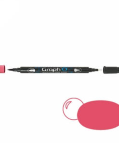 GRAPH'O Twin Tip Marker GO05250 Poppy vandbaserede tusser