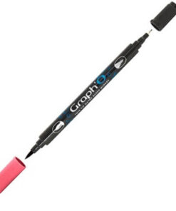 GRAPH'O Twin Tip Marker GO05250 Poppy vandbaserede tusser