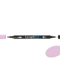 GRAPH'O Twin Tip Marker GO06130 Orchid vandbaserede tusser