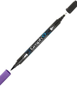 GRAPH'O Twin Tip Marker GO06180 Iris vandbaserede tusser