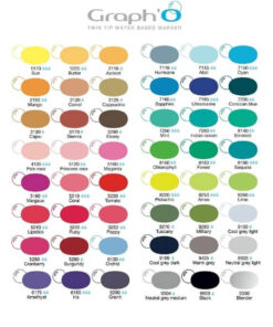 GRAPH'O Twin Tip Marker GO07185 Ultramarine vandbaserede tusser