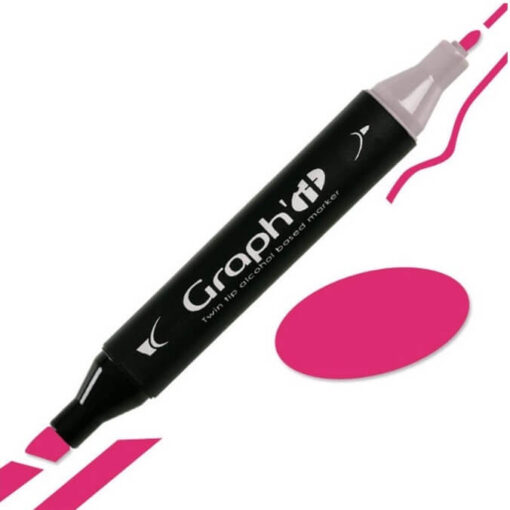 Graph'IT Twin Tip Marker GI05260 Cranberry Alkoholbaserede Penseltusser