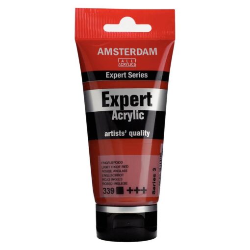 Rød brun Amsterdam Expert akrylmaling 75 ml Light Oxide Red