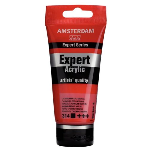 Rød Amsterdam Expert akrylmaling 75ml Cadmium Red Medium