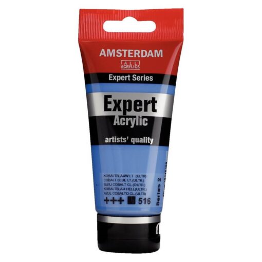 Blå Amsterdam Expert akrylmaling 75ml Cobalt Blue Light (Ultramine)