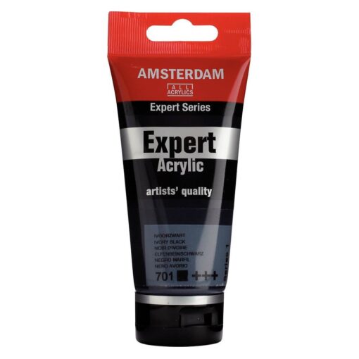 Sort Amsterdam Expert akrylmaling 75ml Ivory Black