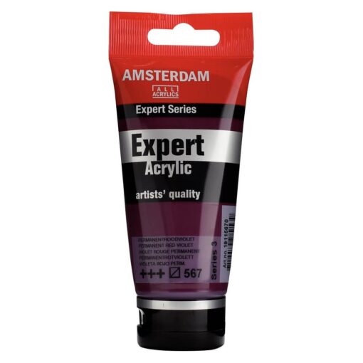 Rød Violet Amsterdam Expert akrylmaling 75ml Permanent Red Violet