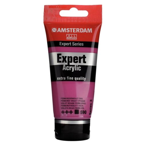 Rød Violet Amsterdam Expert akrylmaling 75ml Permanent Red Violet Opaque
