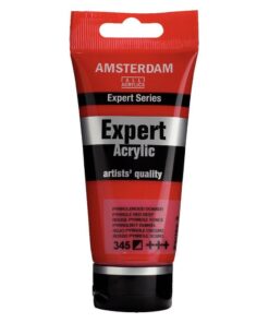 Rød Amsterdam Expert akrylmaling 75ml Pyrrole Red Deep
