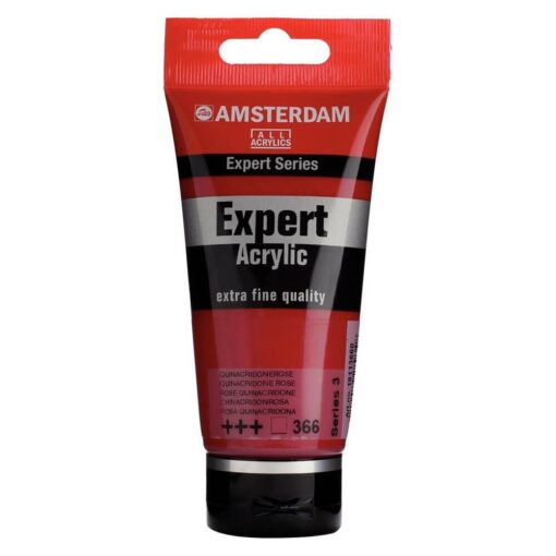 Rød Amsterdam Expert akrylmaling 75ml Quinacridone Rose